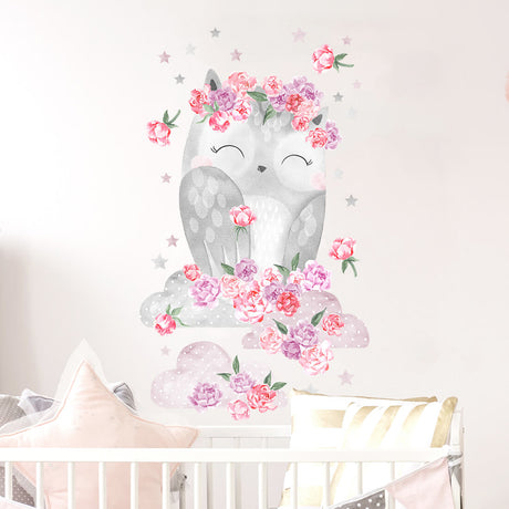 Wall Sticker | Pink Owl