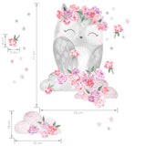 Wall Sticker | Pink Owl