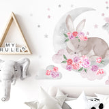 Wall Sticker | Pink Sleeping Rabbit
