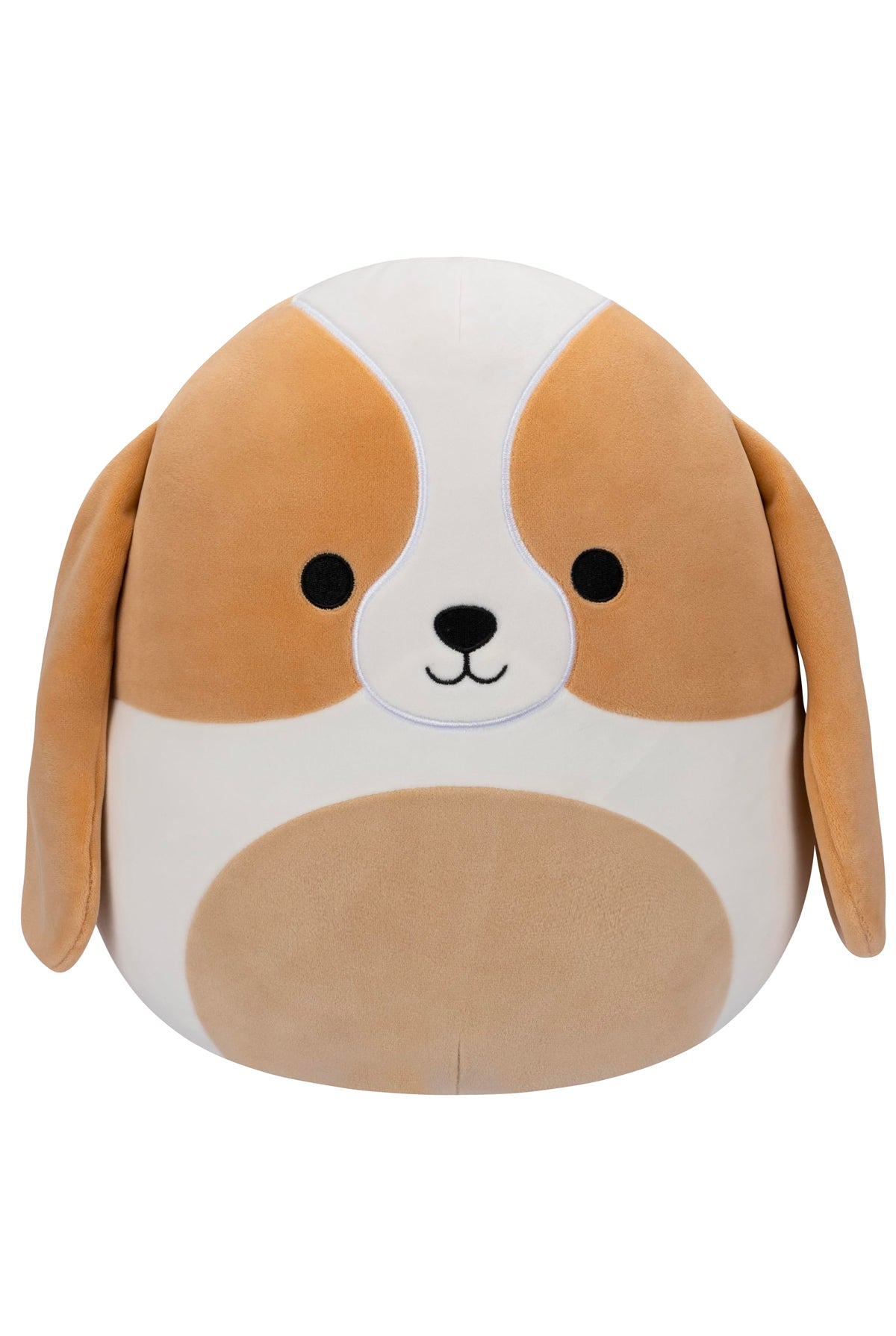 12" Adela Brown and White Basset Hound Brown white