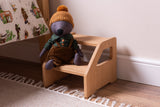 The Nestie Kids Step Stool - Solid Oak