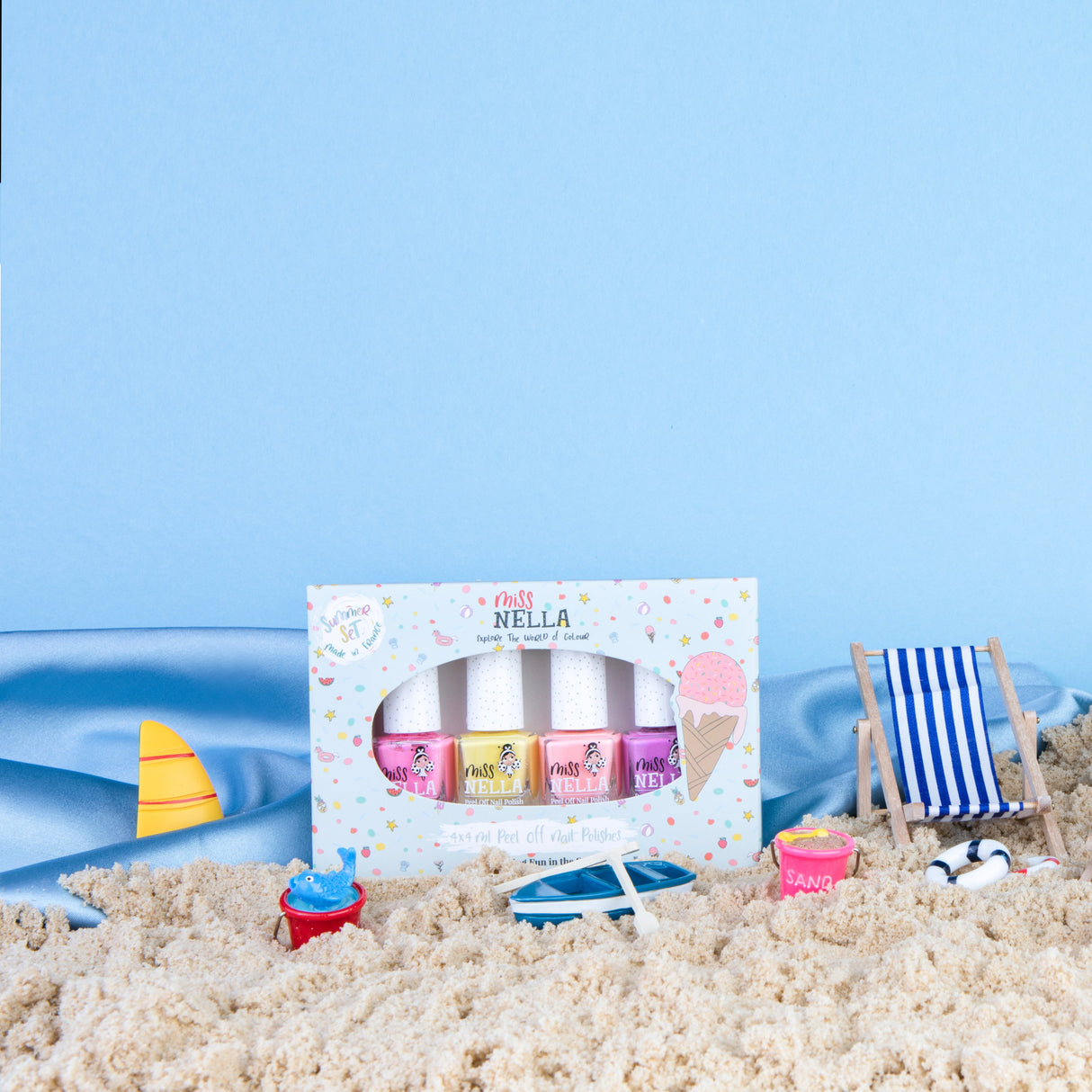 Summer Collection 4-Pack Kids' Nail Polish Set