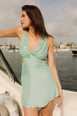 sundress SHANA SHORT DRESS POOL RHINESTONES