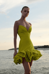 Swan Dress - Olivegreen