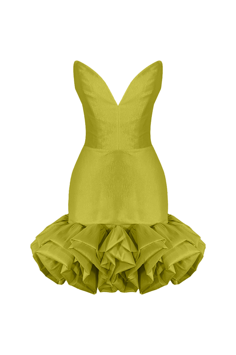 Swan Dress - Olivegreen