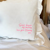 Message on a Pillow