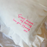 Message on a Pillow