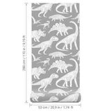 Wallpaper | Dinosaurs Grey