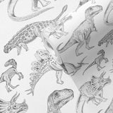 Wallpaper | Dinosaurs White
