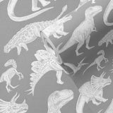 Wallpaper | Dinosaurs Grey
