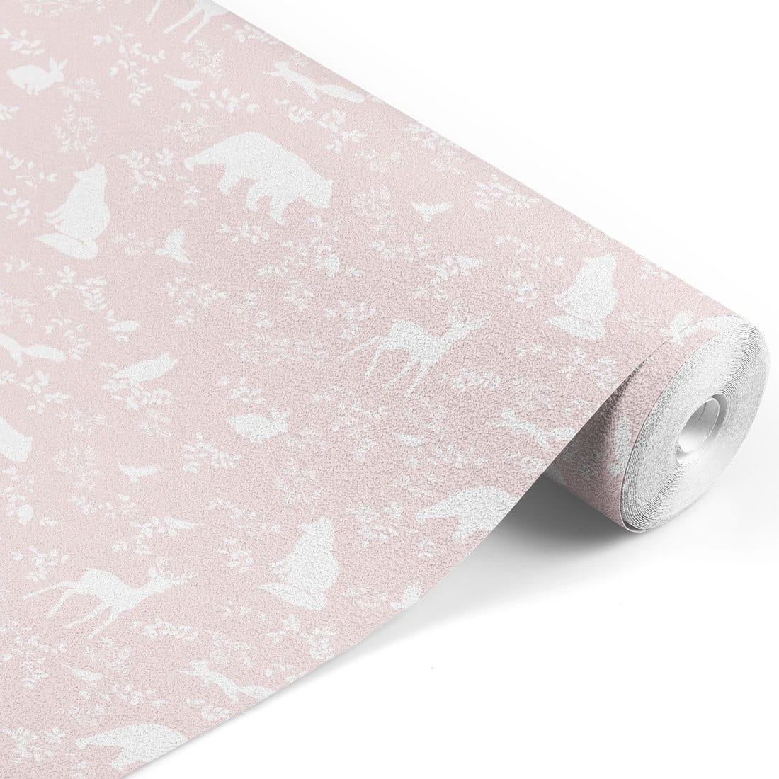 Wallpaper | Forest Animals Pink
