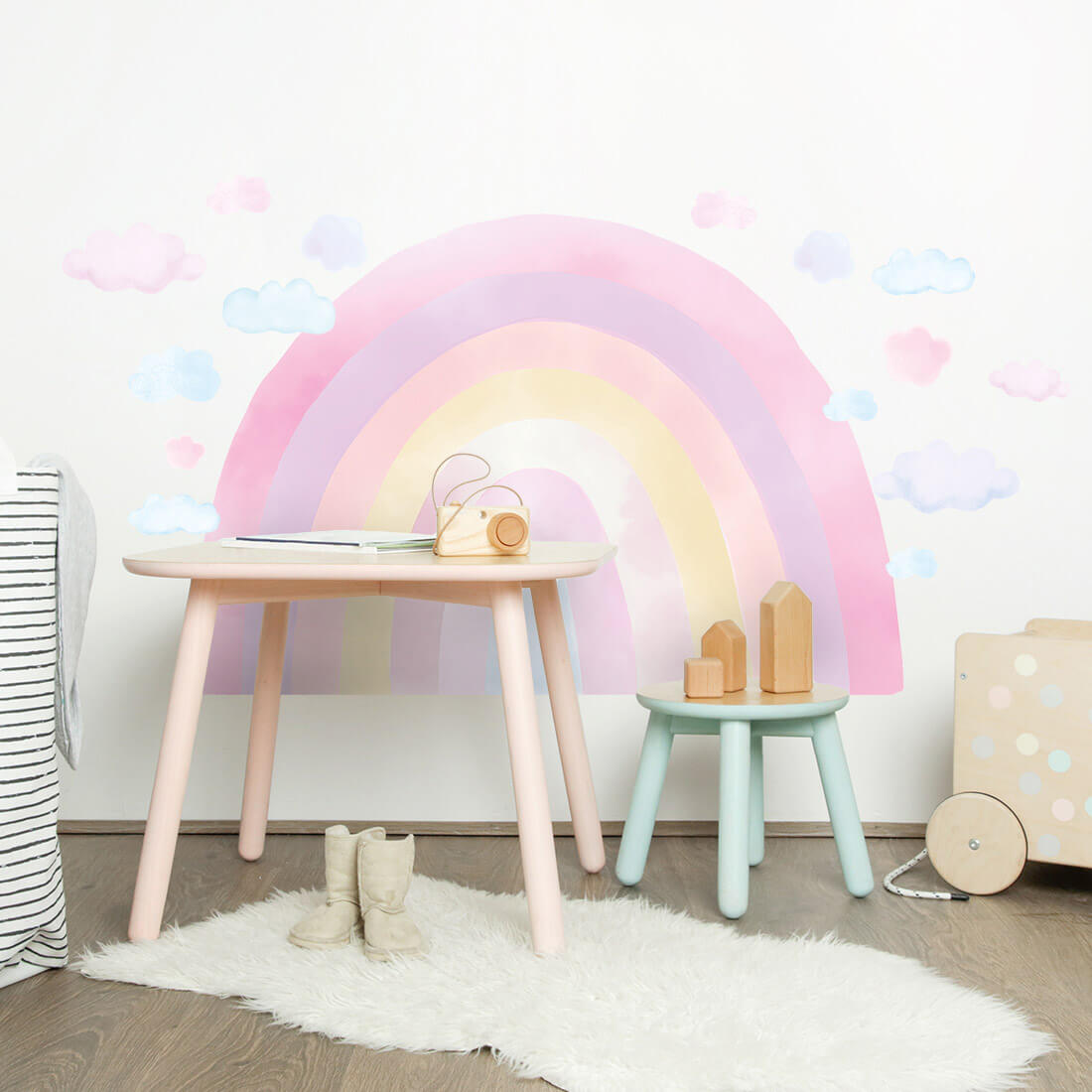 Wall Sticker | Rainbow Pink