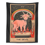 The Devil Tarot Tapestry
