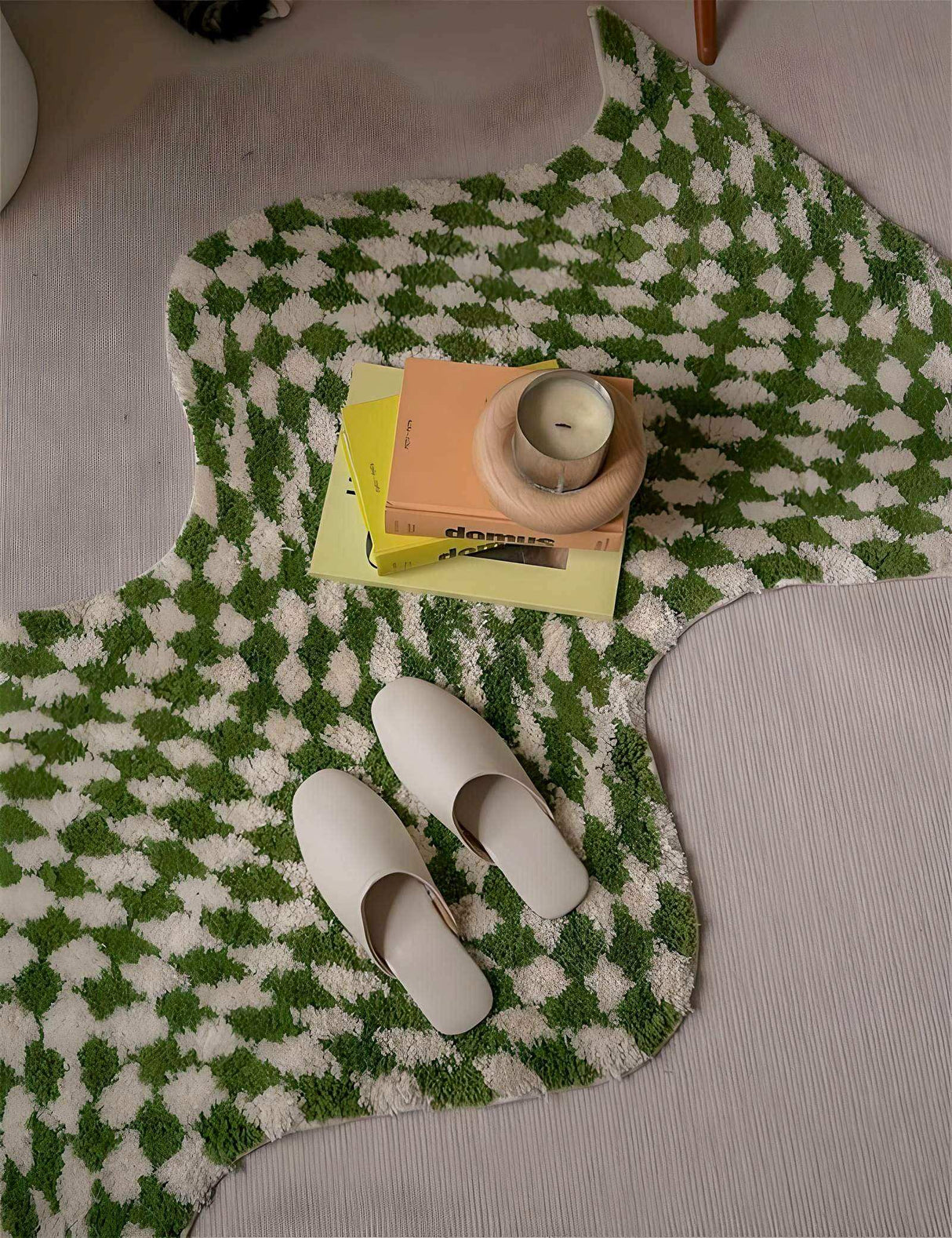 The Wavy Checkerboard Rug