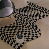 The Wavy Checkerboard Rug