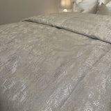 Tiana Cream & Gold Abstract Print Bedspread