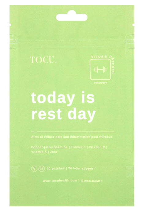 tocu today is rest day vitamin patches