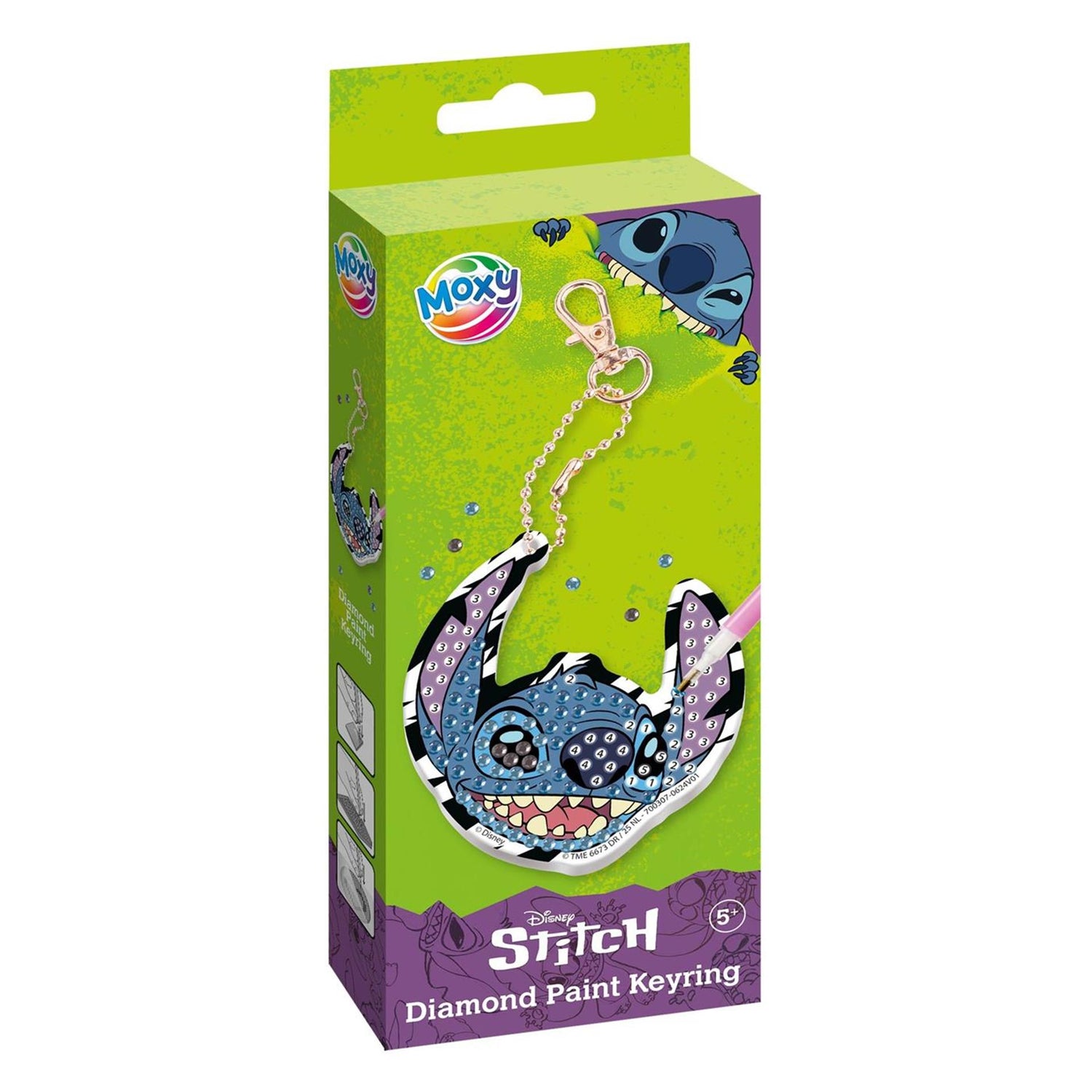 Stitch - Diamond Painting Keyring