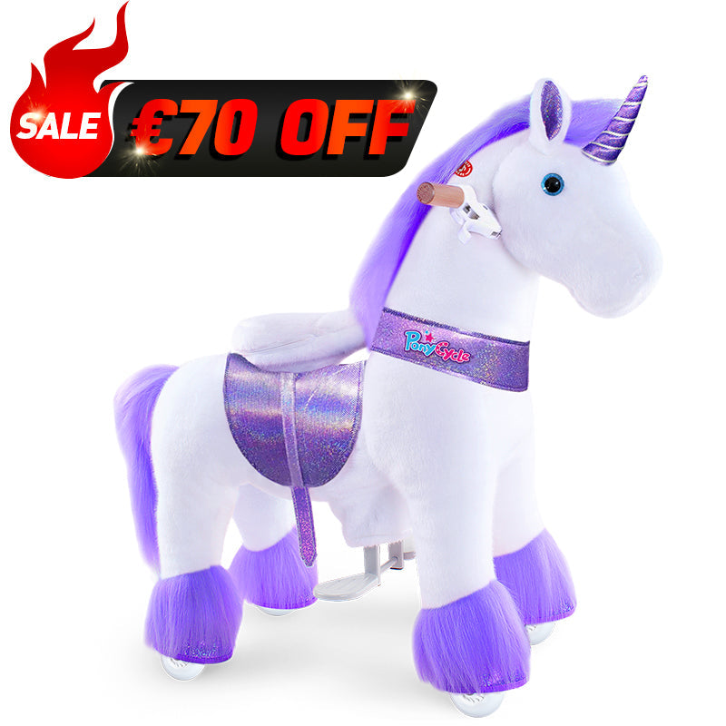 Ride-on Unicorn Age 3-5 Purple（UK&EU in Stock）