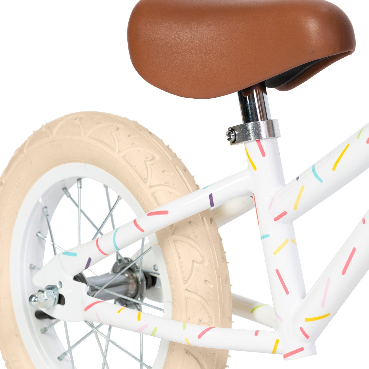 Balance Bike + Helmet  Marest - Allegra White