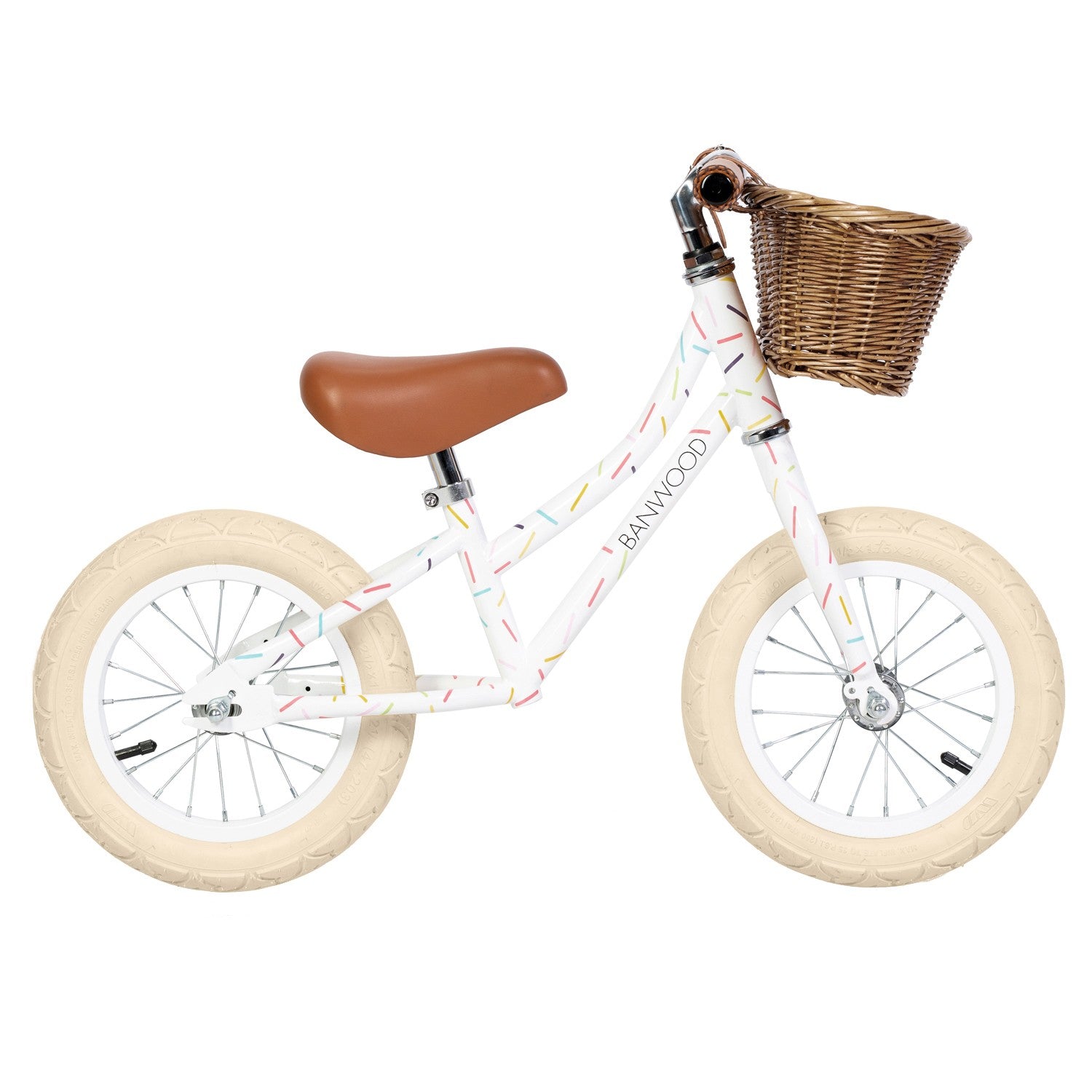 Balance Bike + Helmet  Marest - Allegra White