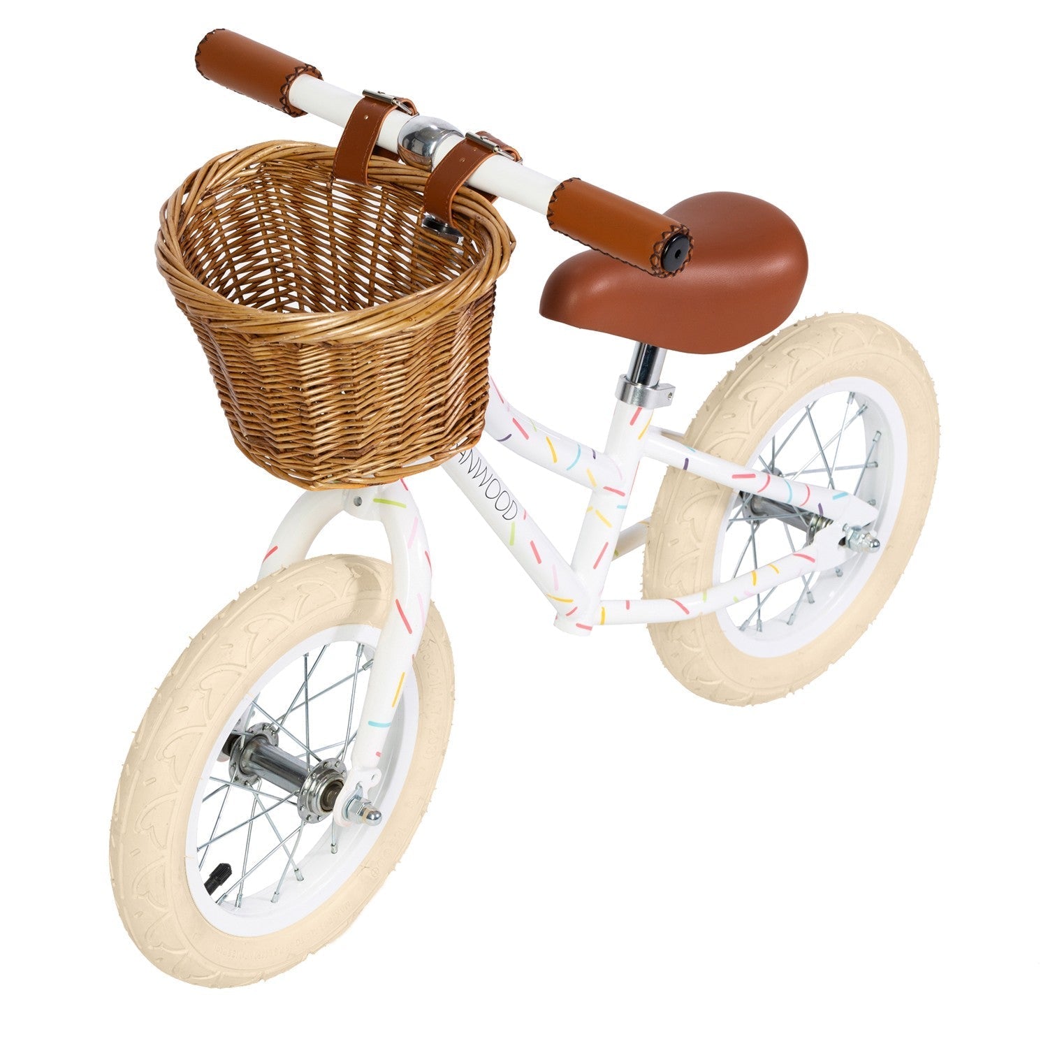 Balance Bike + Helmet  Marest - Allegra White