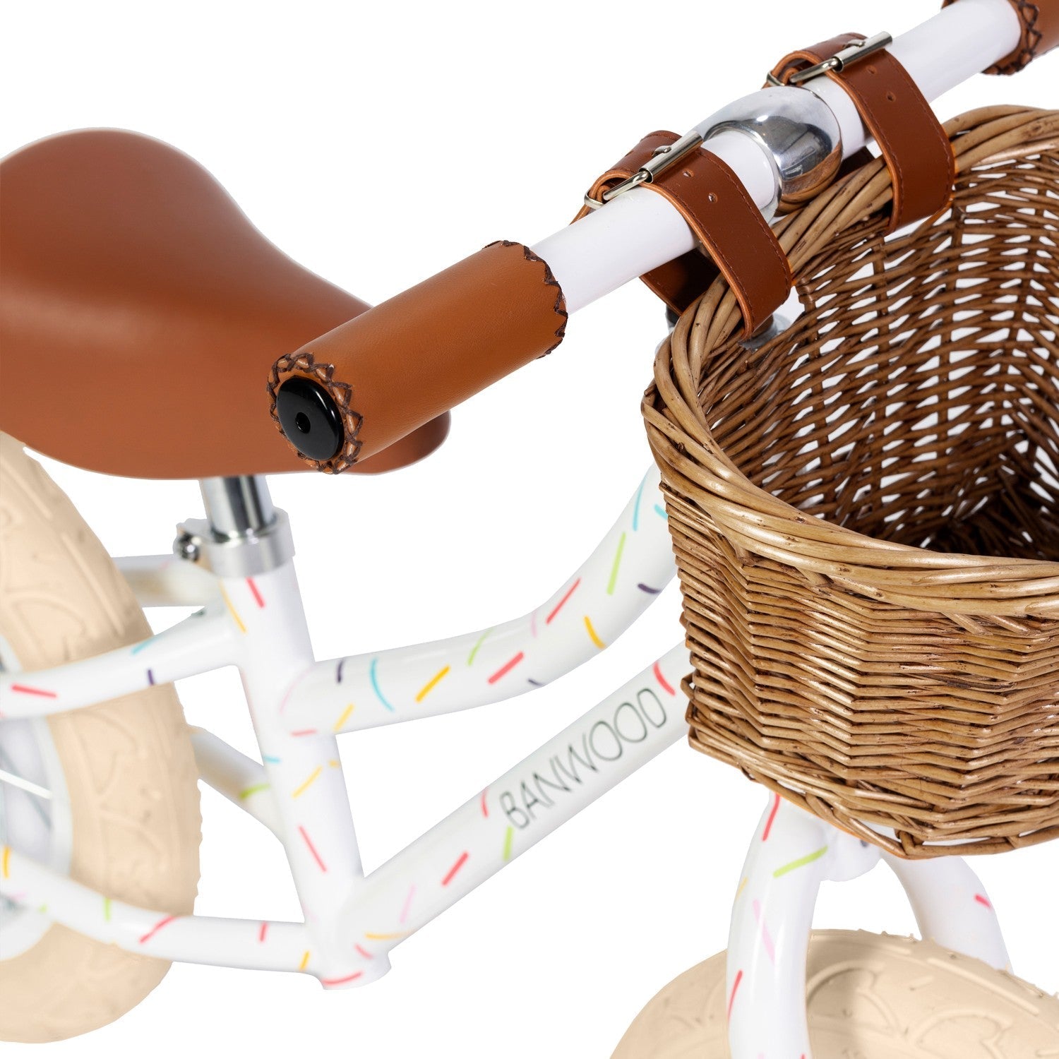 Balance Bike + Helmet  Marest - Allegra White