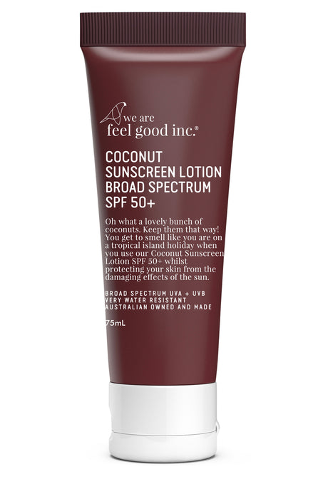 We Are Feel Good Inc. Coconut Sunscreen Lotion SPF50+ 75ml 