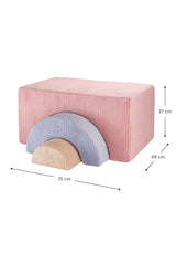 wigiwama Pink Mousse Rainbow Playset