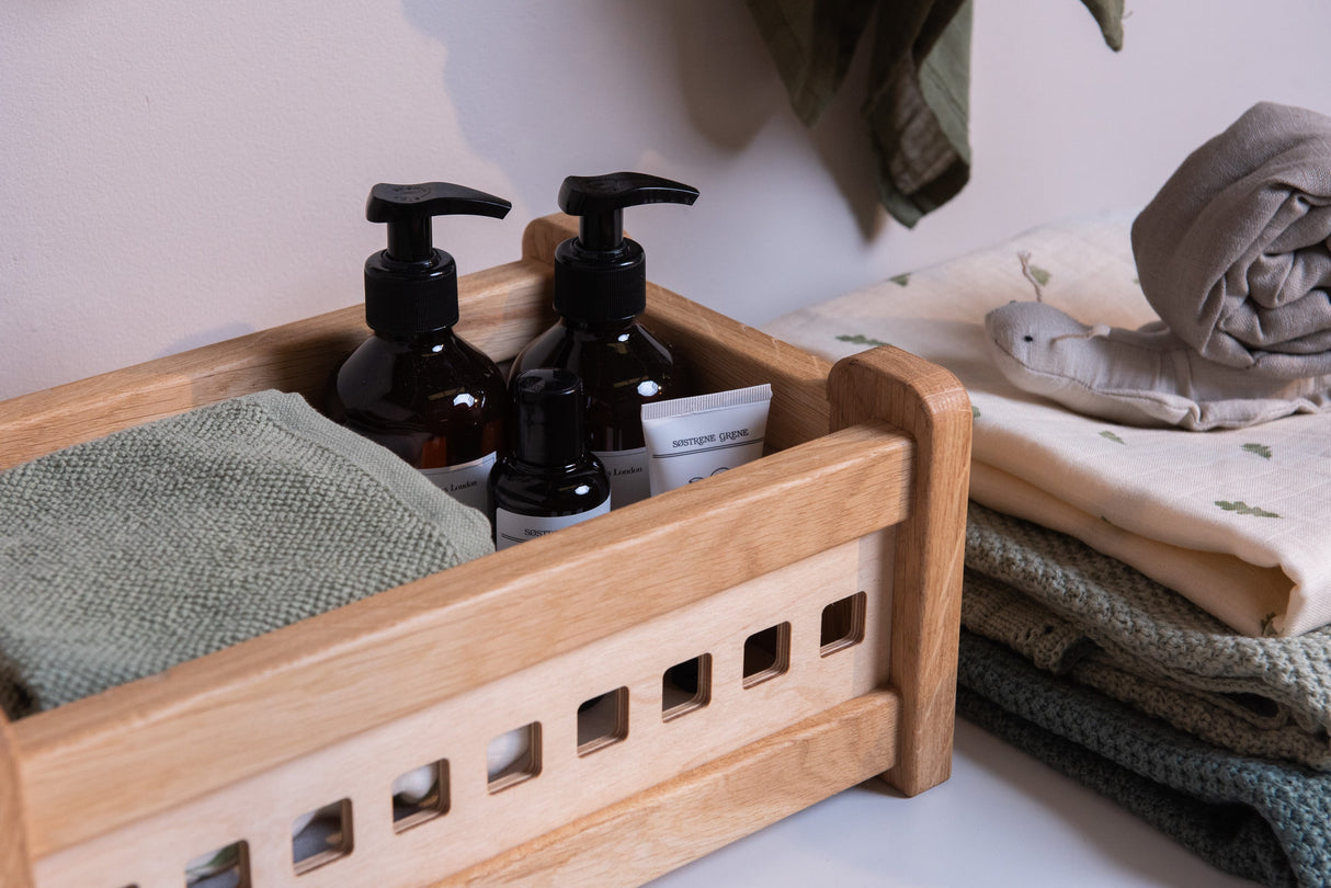 The Small Crate - Solid Oak