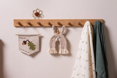 The Signature Peg Rail - Solid Oak