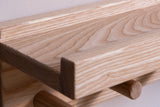 Signature Wall Shelf With Pegs - Solid Ash