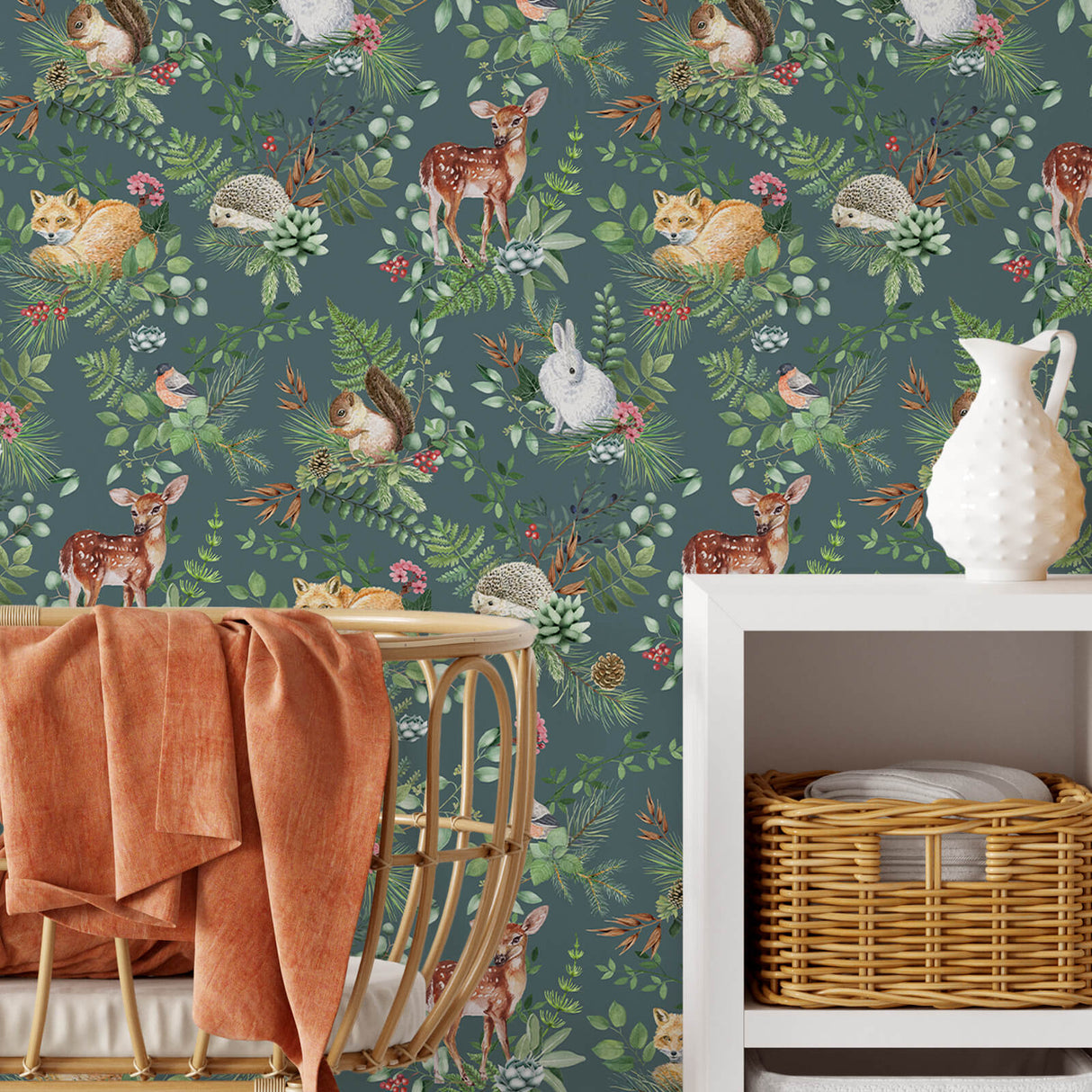 Wallpaper | Woodland Green