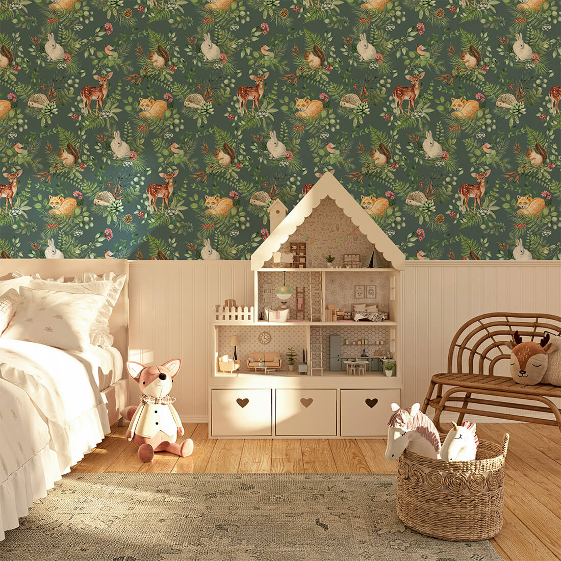 Wallpaper | Woodland Green