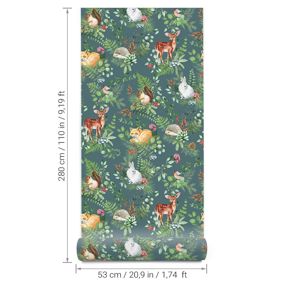 Wallpaper | Woodland Green