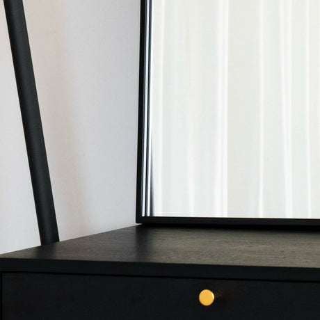 Yoko - Black Metal Gentle Arch Mirror - 95cm x 120cm