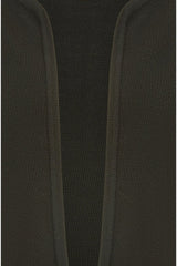 Yumi Black Cropped Cardigan With Bell Sleeves