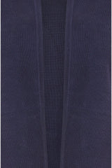 Yumi Navy Cropped Cardigan With Bell Sleeves