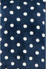 Yumi Navy Spot Super Soft Fleece Pyjamas