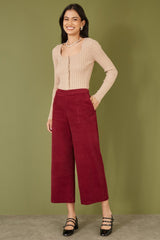 Yumi Oatmeal Fitted Rib Button Up Cardigan
