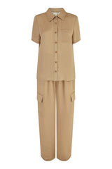 Yumi Stone Cargo Trousers