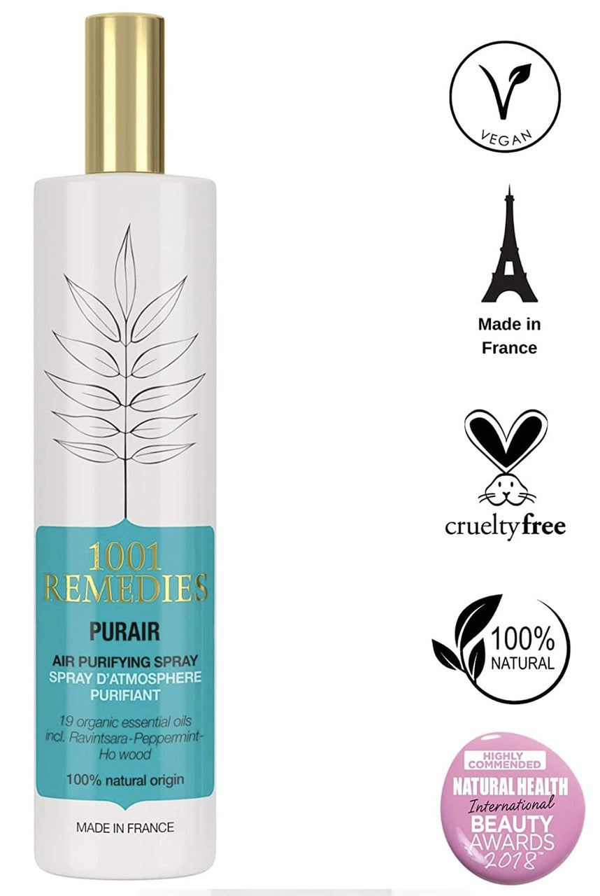 1001 Remedies Natural Air Purifying Room Freshener with Eucalyptus & Lavender - PurAir 