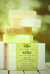 SAGE OLIVE LEAF EXTRACT HERBAL SOAP