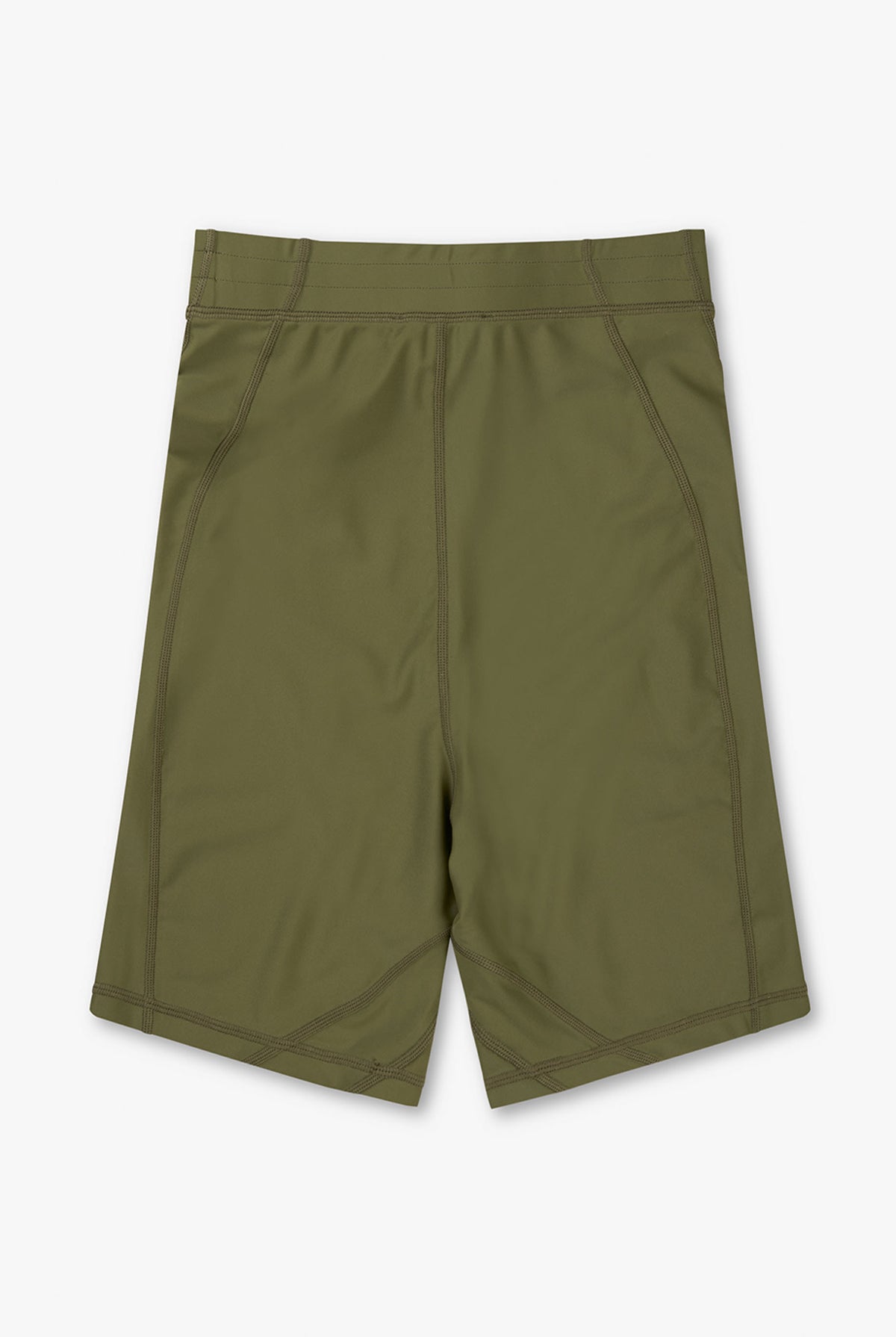 7 DAYS Panelled Bike Shorts - Olive