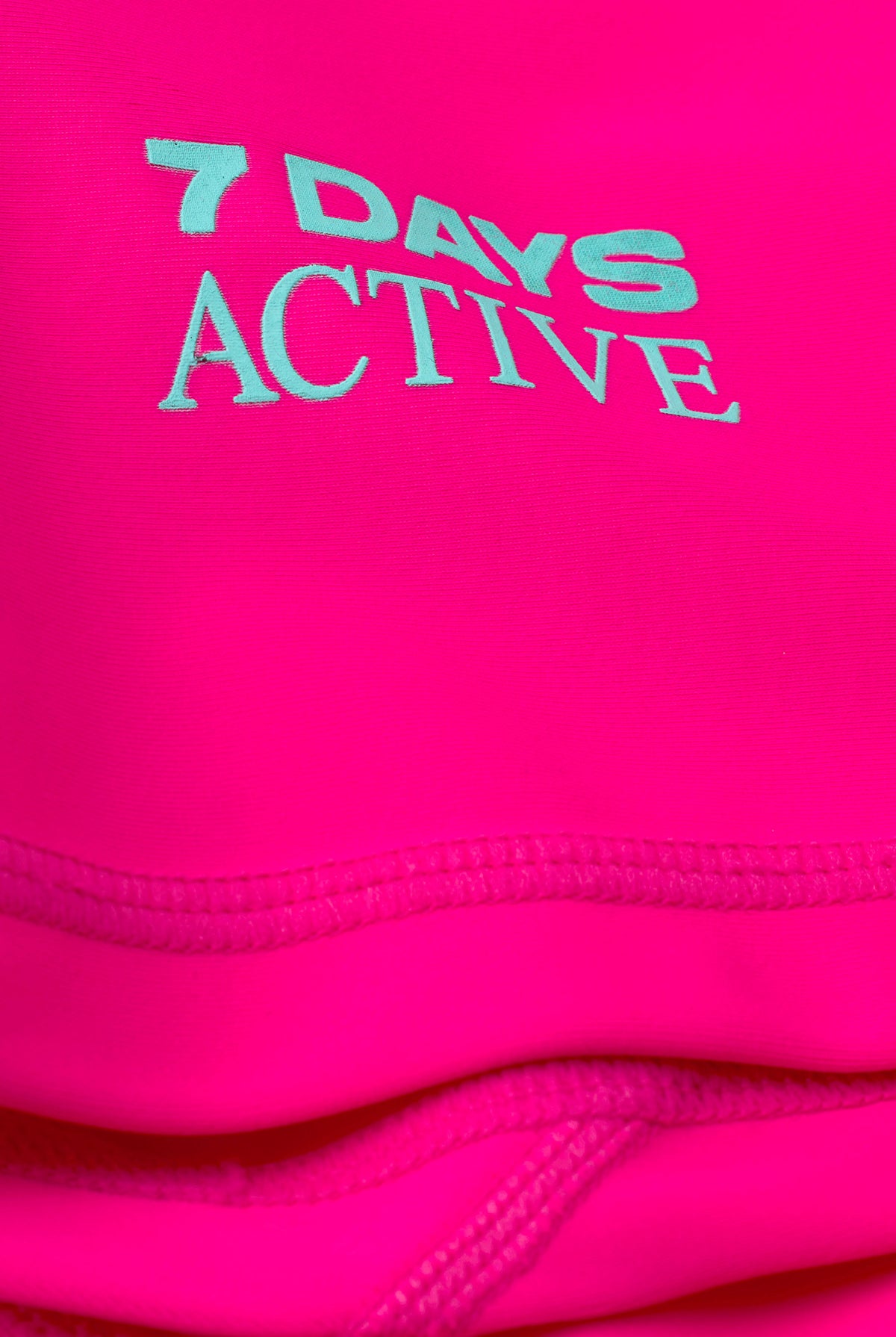 7 DAYS Panelled Bike Shorts - Pink Glo