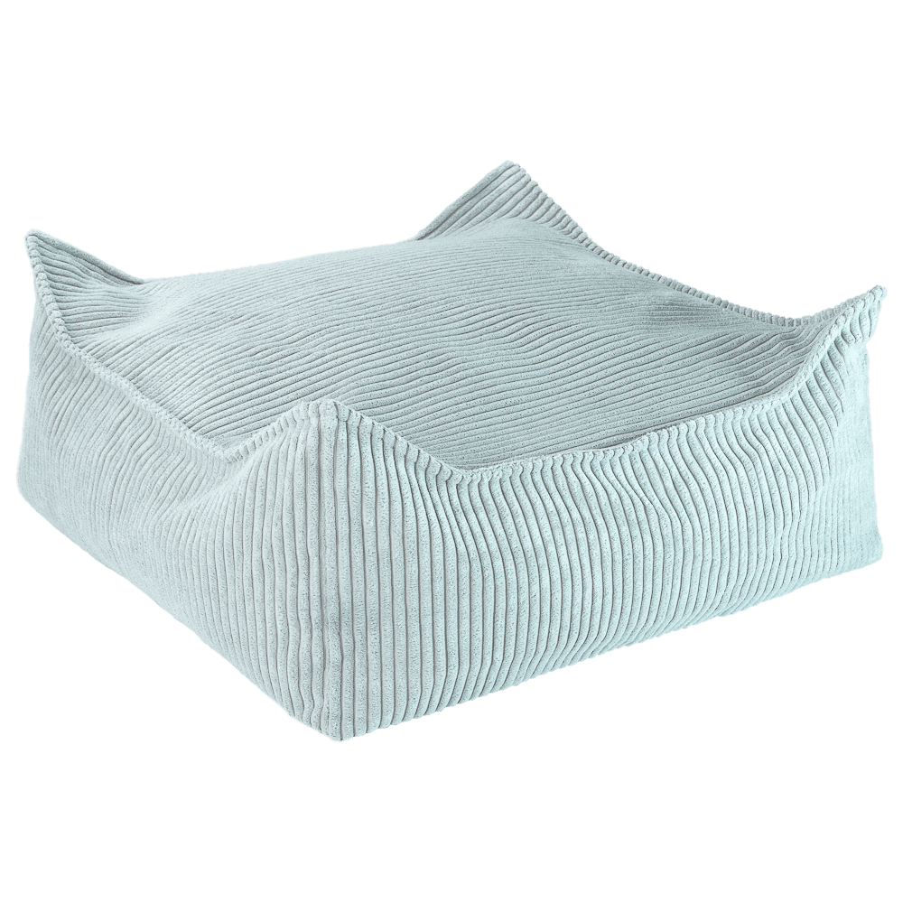 Peppermint Green Square Ottoman