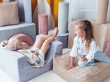 Pink Mousse Roll Cushion