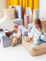 Pink Mousse Roll Cushion