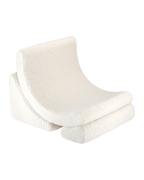Cream White Moon Chair