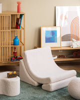 Cream White Moon Chair